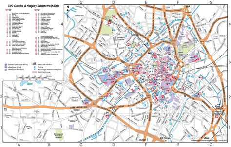 Birmingham tourist map - Ontheworldmap.com