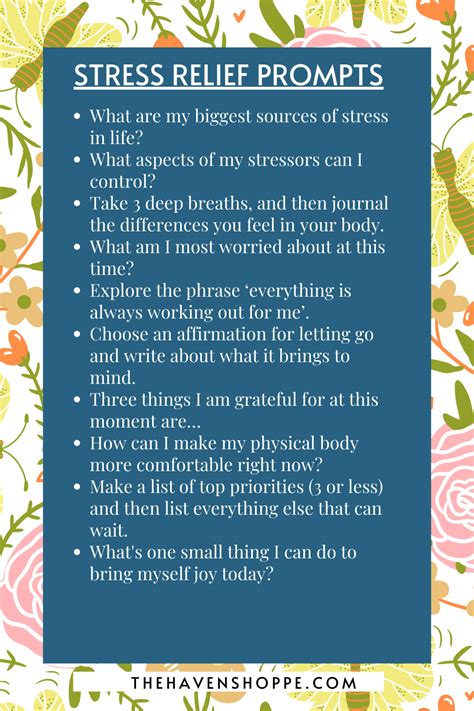 90 Helpful Journal Prompts For Stress Relief Artofit