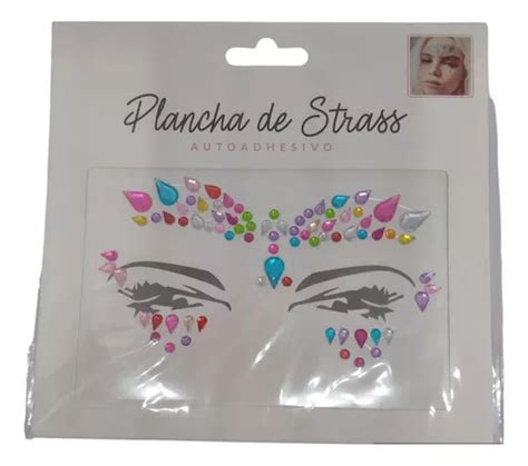 Adesivo Strass Facial Rosto Carnaval Maquiagem Brilho Festa Mercadolivre