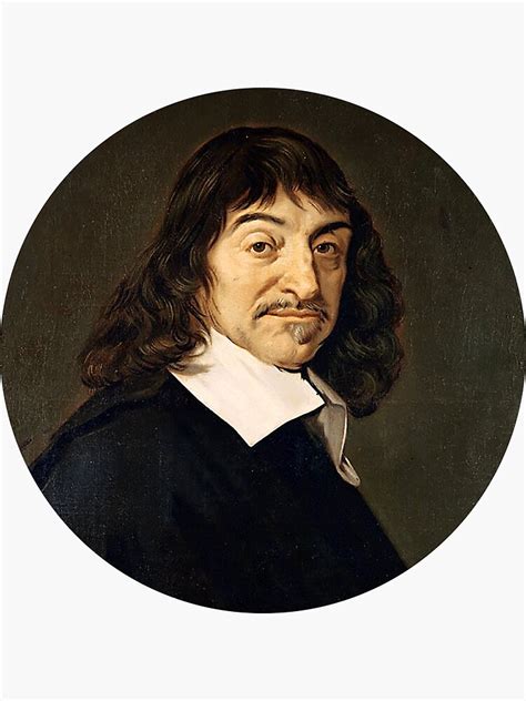 René Descartes Sticker By Tree Of Sorts Redbubble