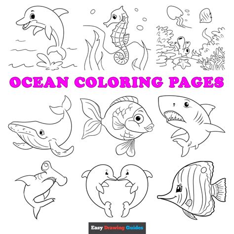 Free Printable Ocean Coloring Pages for Kids