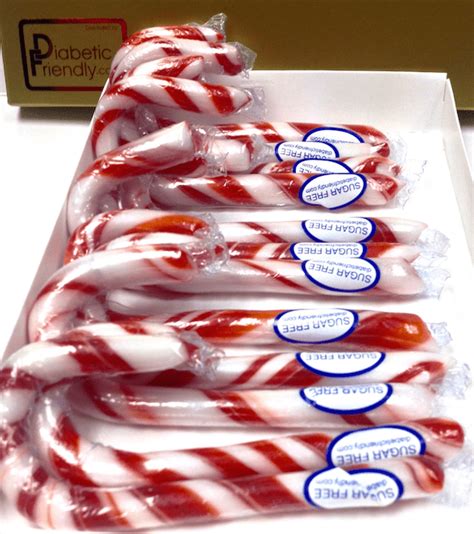 GIFT BOX - Handmade, Sugar Free Peppermint Candy Canes, 12 count, Made ...