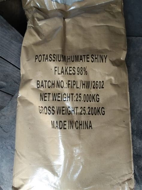 Super Potassium Humate Shiny Flakes 98 At Rs 110kg Potassium Humate