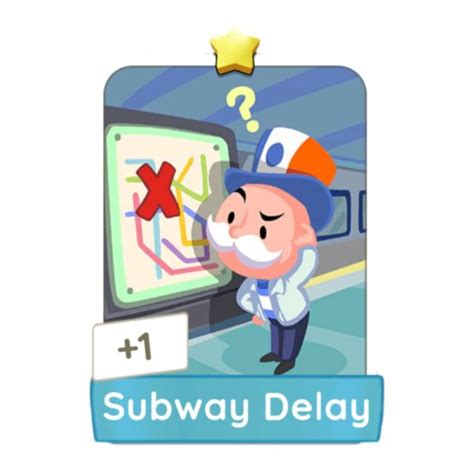 Subway Delay Mogo Stickers Monopoly Go Stickers