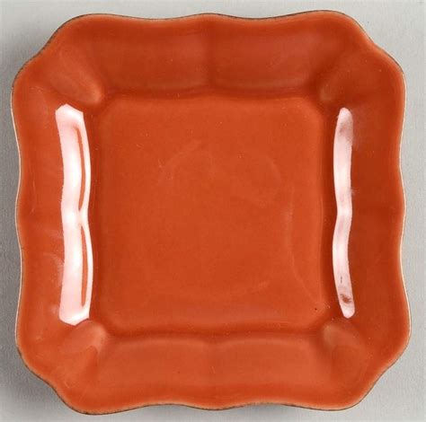 Cambria Persimmon Square Tidbit By Pottery Barn China Replacements Ltd