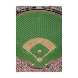 Baseball Stadium During Game Aerial Photograph By David Madison Pixels