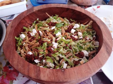 El Viaje Culinario De Emelina Ensalada De Chorizo Para La Pandemia