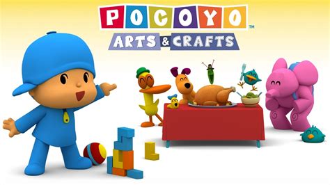 Pocoyo Arts Crafts Portamenús para Acción de Gracias THANKSGIVING