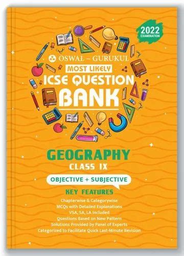 Oswal Gurukul Geography Most Likely Question Bank Icse Class 9 Sem Ii Exam 2022 At Rs 240