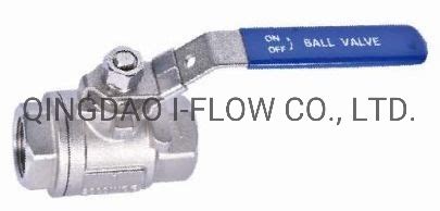 2 PC Ball Valve 2000psi Pn125 Full Port Threaded Wcb CF8 CF8m CF3m ANSI