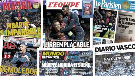 Jt Psg Le D Molisseur Mbapp Fait Les Gros Titres De La Presse