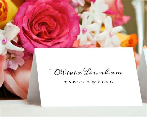 Printable Place Card Avery 5302 Template INSTANT DOWNLOAD Editable Text ...