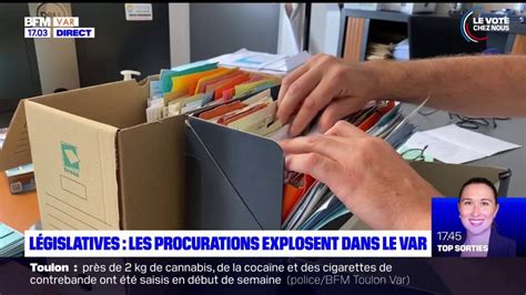 Ça m a pris une minute dans le Var le nombre de procurations