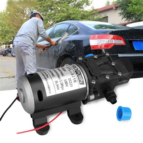 12v Dc 100w Abs Shell 8lmin 160psi High Pressure Diaphragm Self Priming Water Pump For Wash In