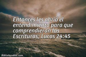 Explicación Lucas 24 45 Entonces les abrió el entendimiento para que