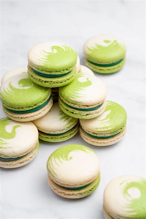 Matcha Macarons The Tipsy Macaron