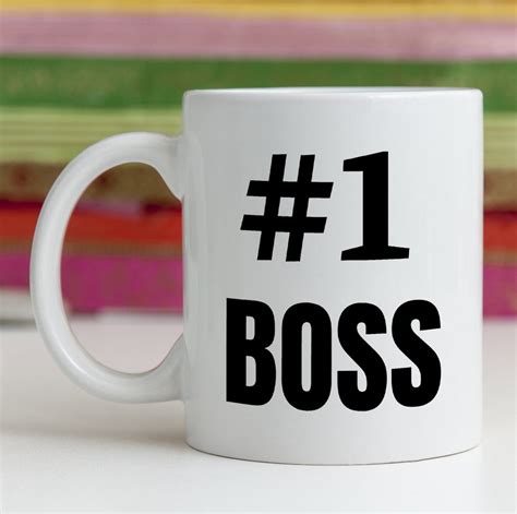 Worlds Best Boss T Mug Number One Boss Etsy