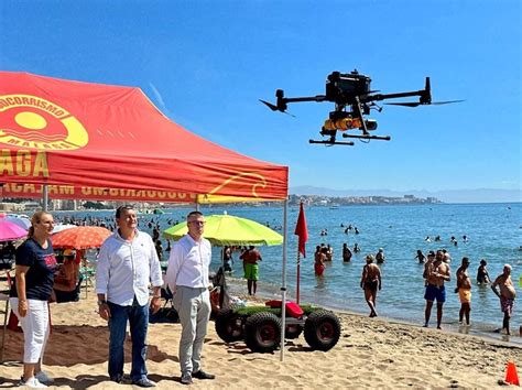 Aerovigilancia Con Drones En La Playa De Fuengirola Servicio Pionero