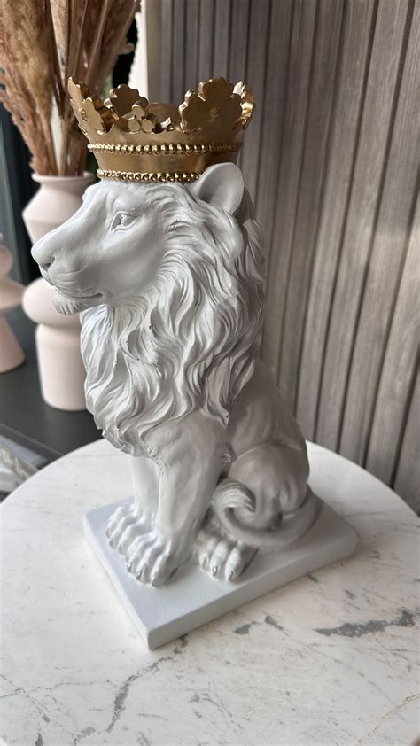 King Lion Statue Lion Home Decor Lion King Statue Lion King