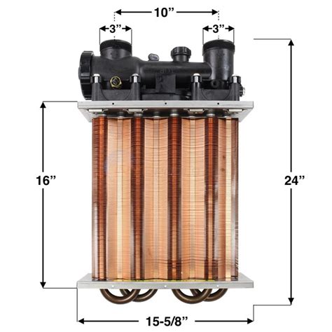 Hayward Heat Exchanger Assembly H200 Uhsln Fdxlhxa1200