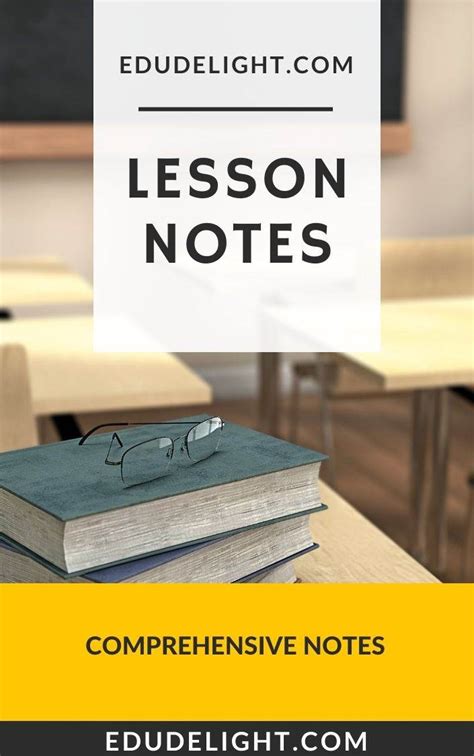 Lesson Notes For Sss1 To Sss3 All Terms Edudelight Store