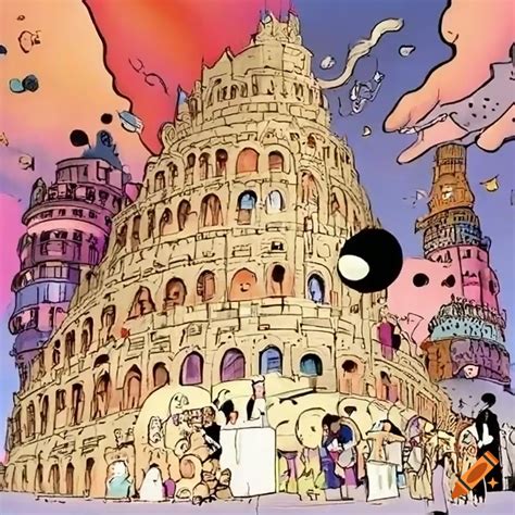 The Tower Of Babel Illustration By Chris Ware Chiho Aoshima Winsor