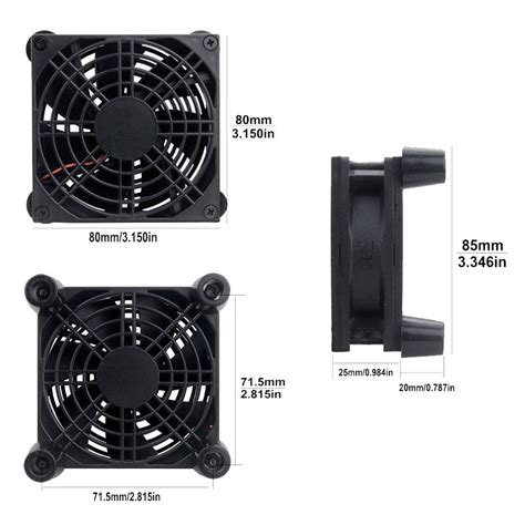 Gdstime 5V USB Router Fan TV Box Cooler 80mm 92mm 120mm 140mm PC DIY