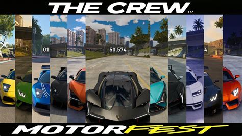 The Crew Motorfest All Fastest Lamborghini Cars Top Speed Test Sian