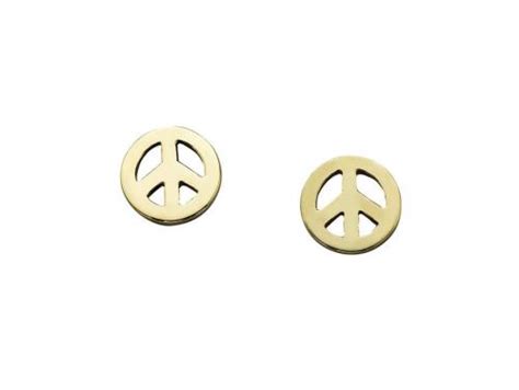 Karen Walker Stg Mini Peace Stud Earrings Westende Jewellers