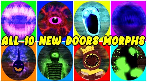 How To Find ALL 10 NEW DOORS MORPHS In Find The Doors Morphs UPDATE