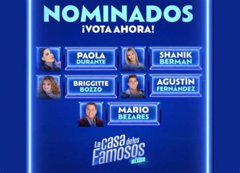 ¿quién Será Eliminado Estos Son Los Primeros 5 Nominados De ‘la Casa