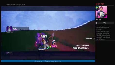 Live Fortnite Je Cherche Un Duo Arene Et Tournoi PS4 FR YouTube