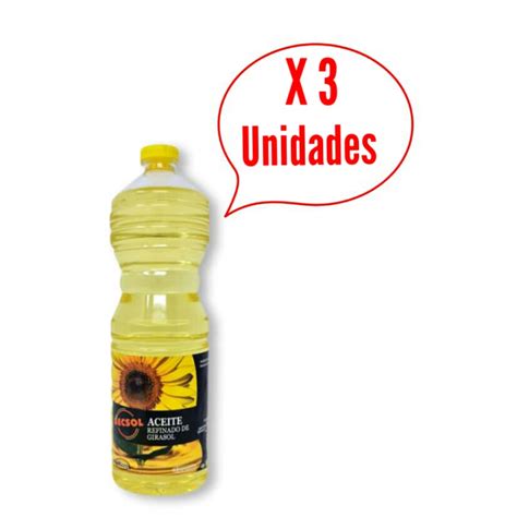 Aceite Refinado De Girasol Becsol 3 U X 1 L Supermarket 23 Es Una