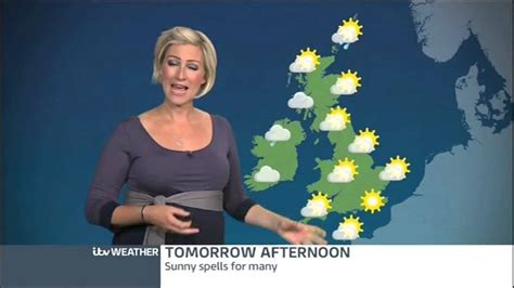 Becky Mantin Itv Weather 2015 07 08 Youtube