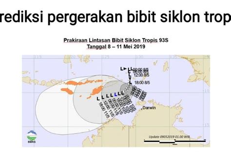 Siklon Tropis Lili Tumbuh Di Laut Timor Antara News