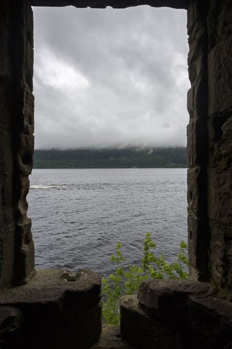 View of Loch Ness in Scotland Stock Image - Image of scenery, monument ...