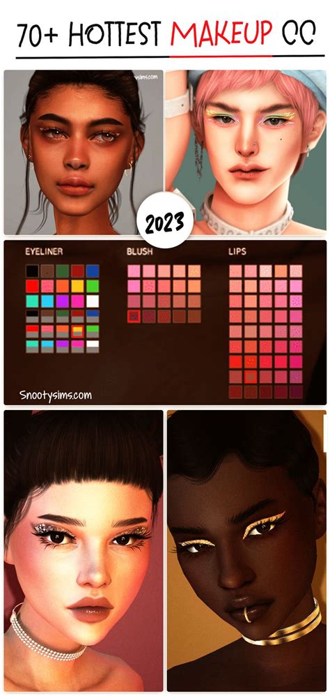 sims 4 makeup Highlighter Makeup, Eyeshadow Makeup, Eyeliner ...