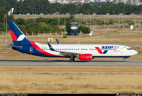 UR AZF Azur Air Ukraine Boeing 737 89L WL Photo By Marcel Hohl ID