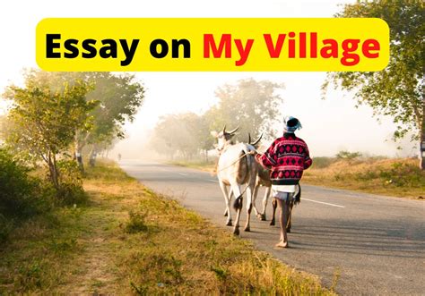 Essay On My Village In English For Class 3rd 4th 5th 6th 7th 8th 9th 10