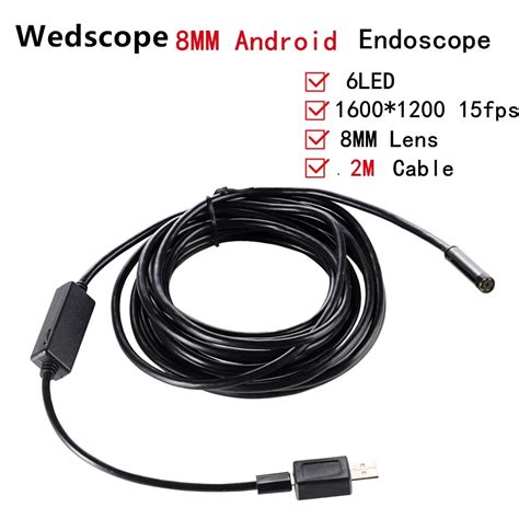 Endoscope Mm Usb Endoscope Android M Otg Pc Usb Endoscopio Mini