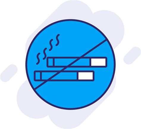 No Smoking Line Filled Backgroud Icon Vector Art At Vecteezy