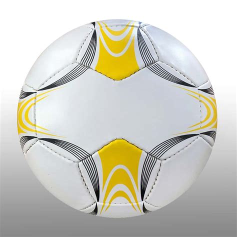 Size 5 - Yellow, Black & White Soccer Ball, Double Panel ...