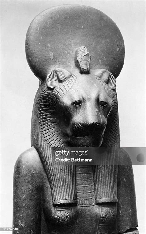 Sekmet, the lion Goddess. She was considered carrier of plague, and ...