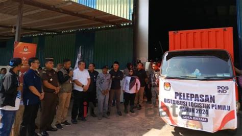 KPU Batam Mulai Distribusikan Logistik Pemilu Ke Pulau Terluar