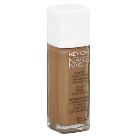 Revlon Nearly Naked Sun Beige Makeup Shop Foundation At H E B