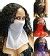 Mesh Face Veil for Belly Dancer or Harem Costume - ASSORTED