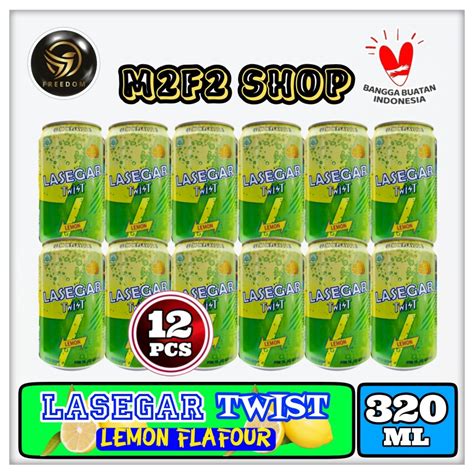 Jual Lasegar Twist Minuman Penyegar Lemon Original Kaleng Ml