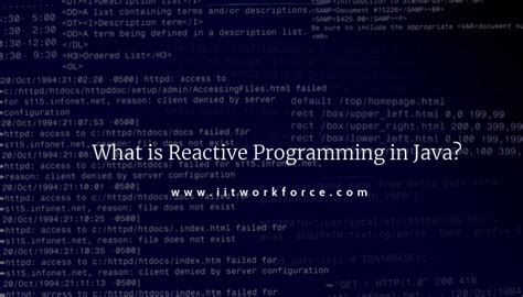 What Is Reactive Programming In Java Learn Today