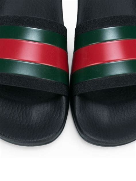 Shop Gucci Kids Web slides with Express Delivery - FARFETCH