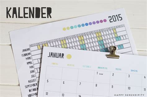 Gut Organisiert Ins Neue Jahr Kostenloser Jahreskalender Kalender